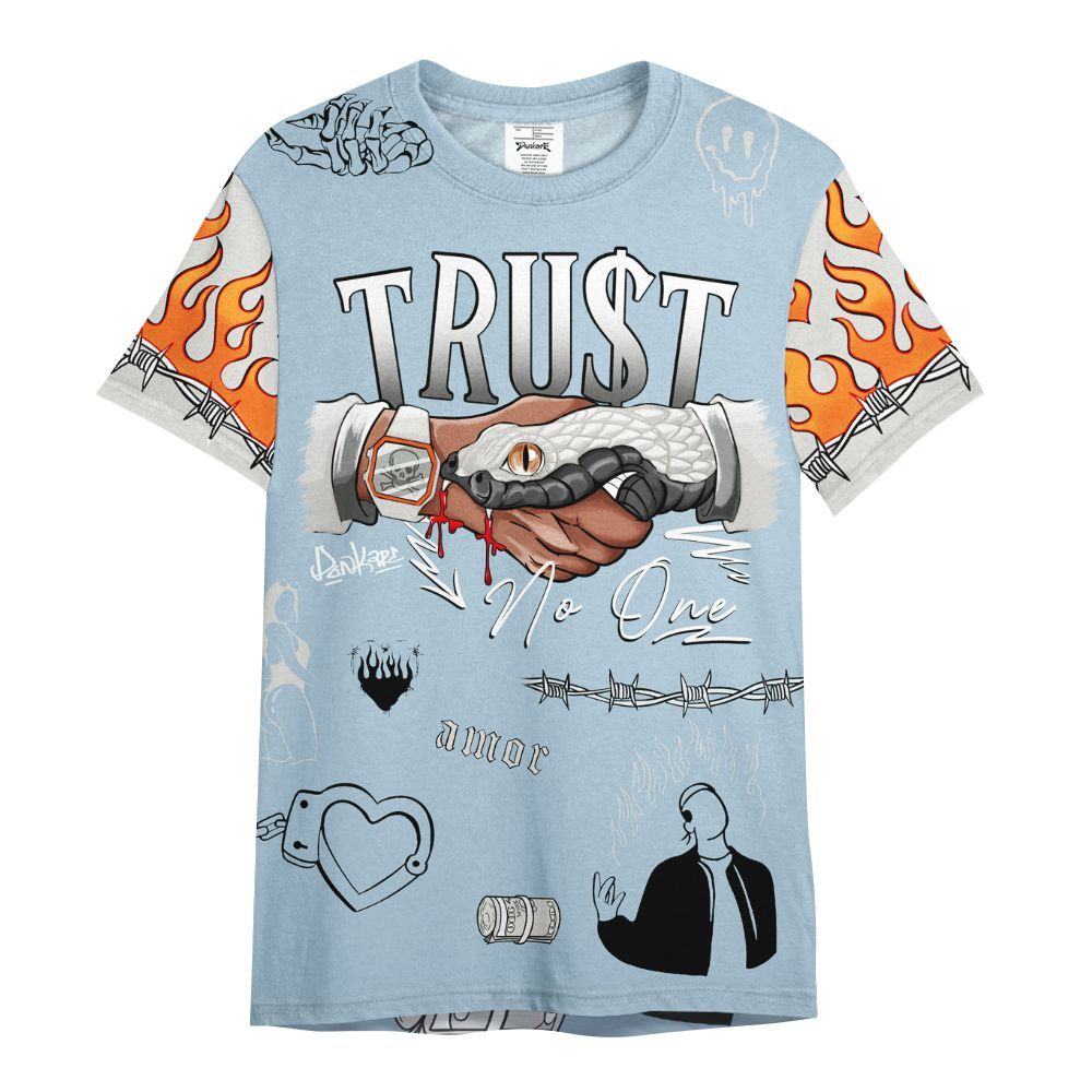 Shirt To Match High OG Alaska 1s - Snake Trust No One All Over Print