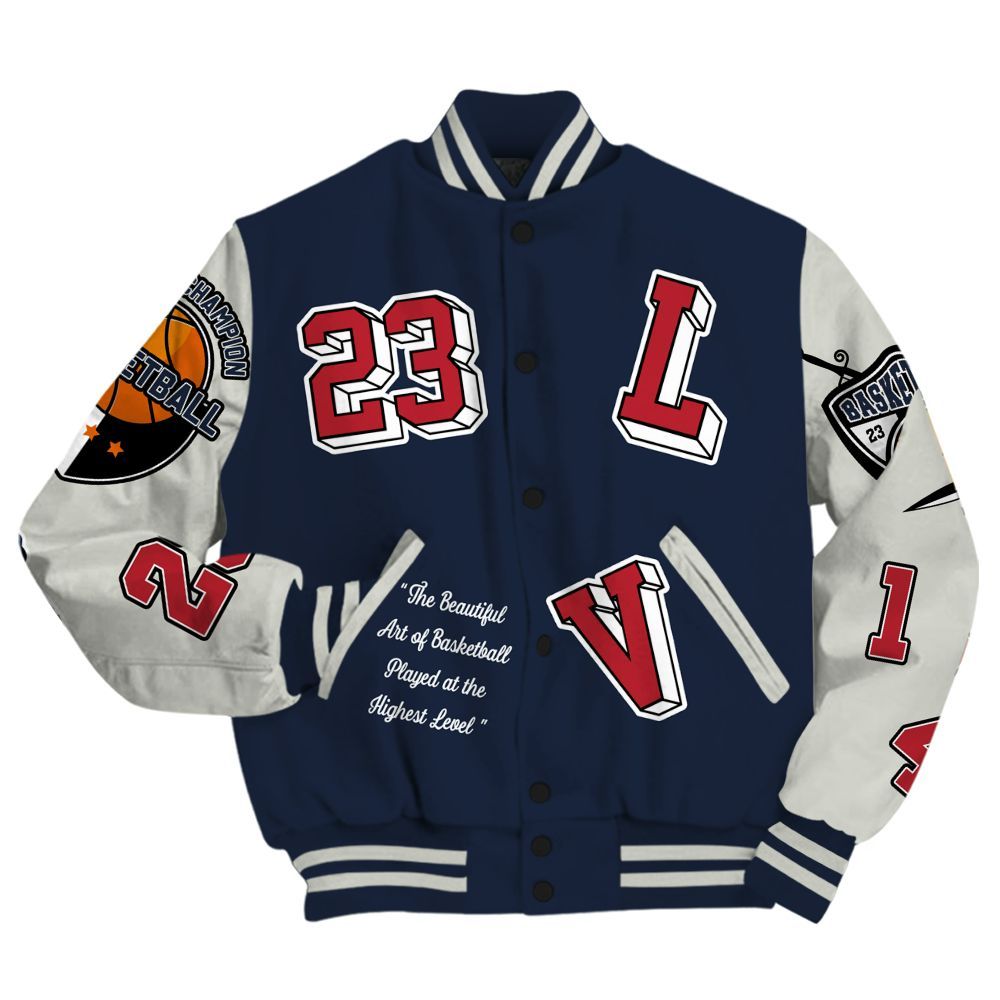Varsity Jacket To Match Dunk Low COJP What The 2024 - The GOAT Got Em Streetwear All Over Print