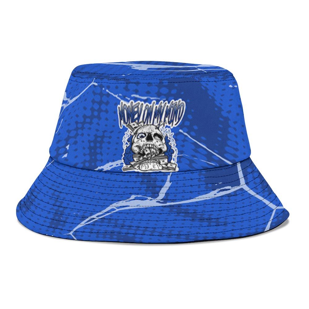 Bucket Hat To Match Air Foamposite One Royal Graphic, MOMM Skeleton
