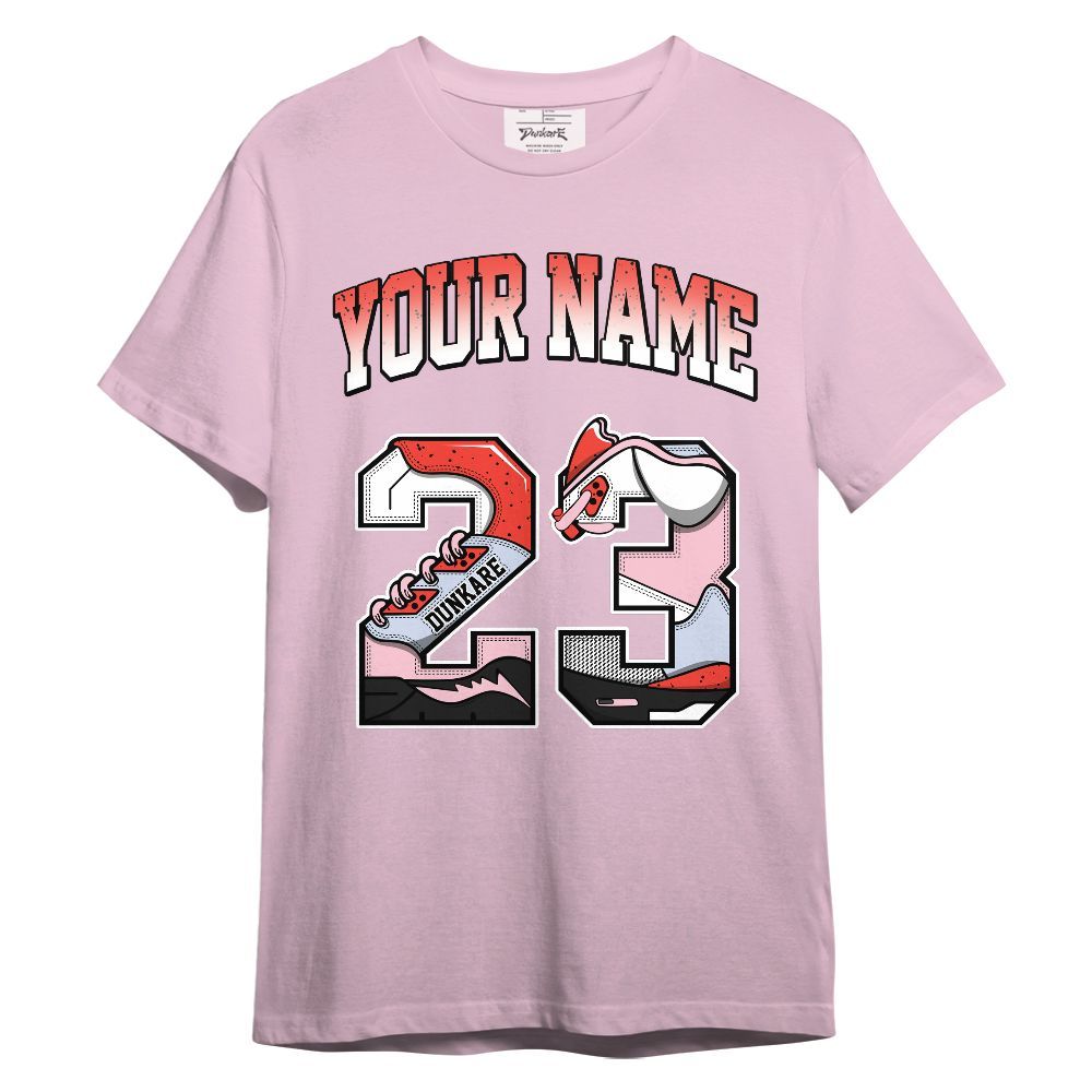Shirt To Match Retro Awake Arctic Pink - Custom Name 23 5s Graphic