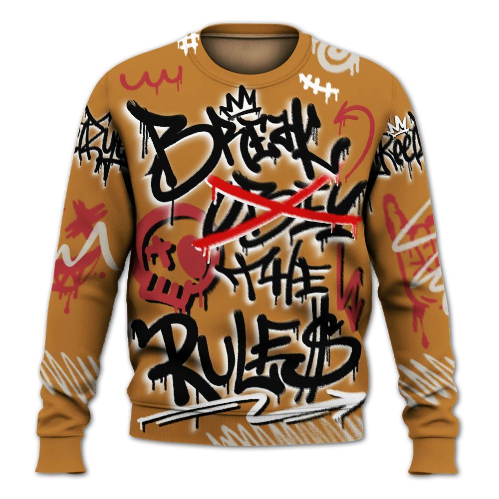 Sweatshirt To Match Air Max Plus Sunset Swarovski - Break Rules Streetwear All Over Print