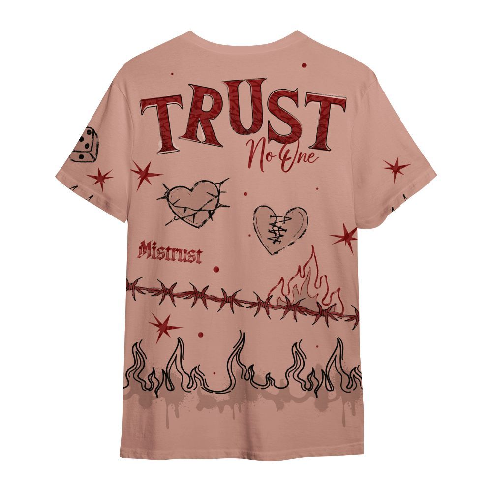 Shirt To Match Valentines Day 3s - Trust No One Snake-Bite Doodle Crayon All Over Print