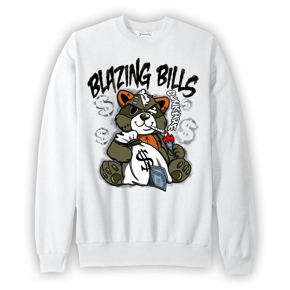 Sweatshirt To match Sweatshirt Blazing Bills Raccoon, Olive 5s Sweatshirt To Match Sneaker 1704 DNY V2