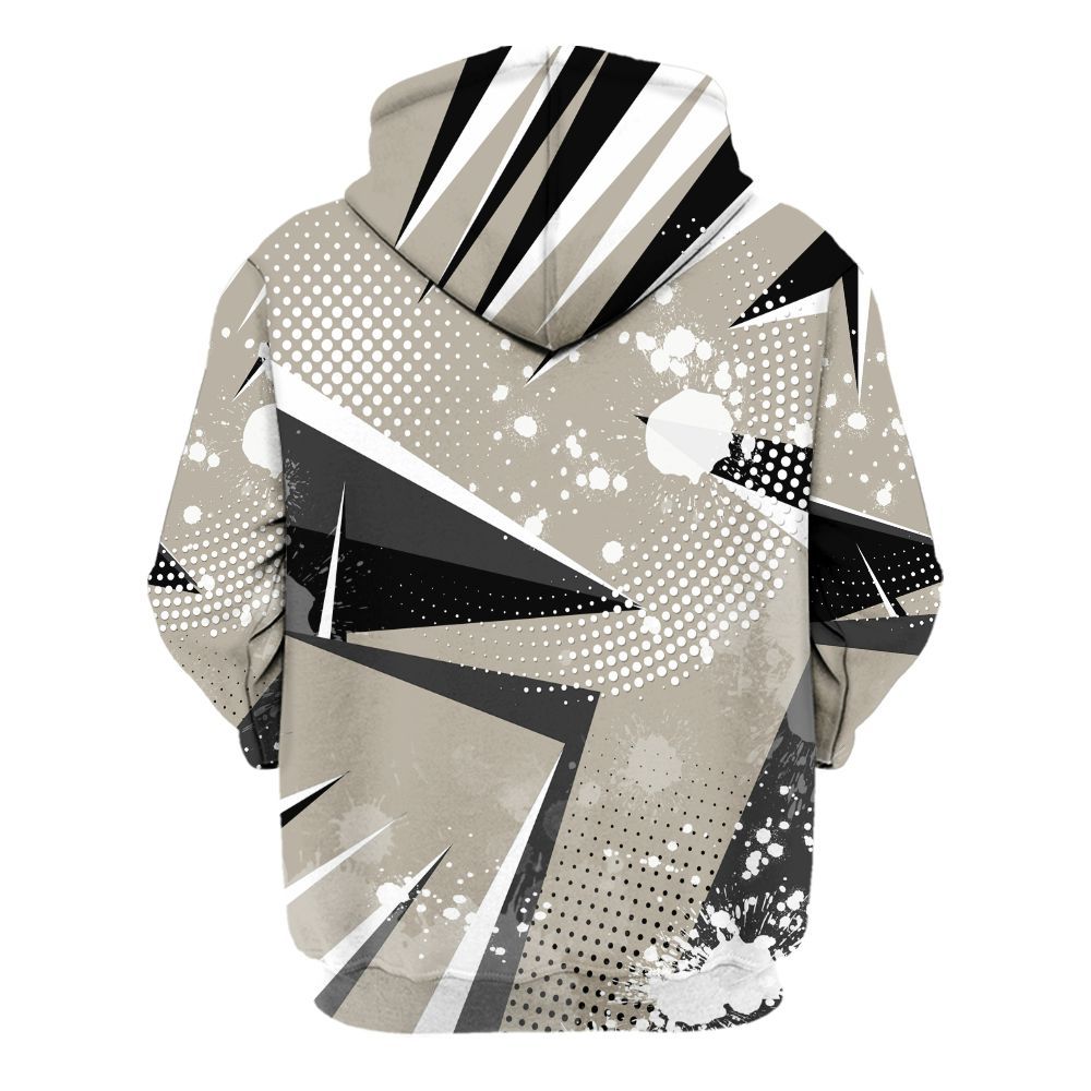 Hoodie To Match RM Light Bone 4s - Poly Trust No One Dripping All Over Print