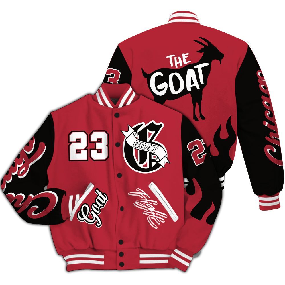 Varsity Jacket To Match Space Jam OG 2026 9s - The G.O.A.T Streetwear All Over Print