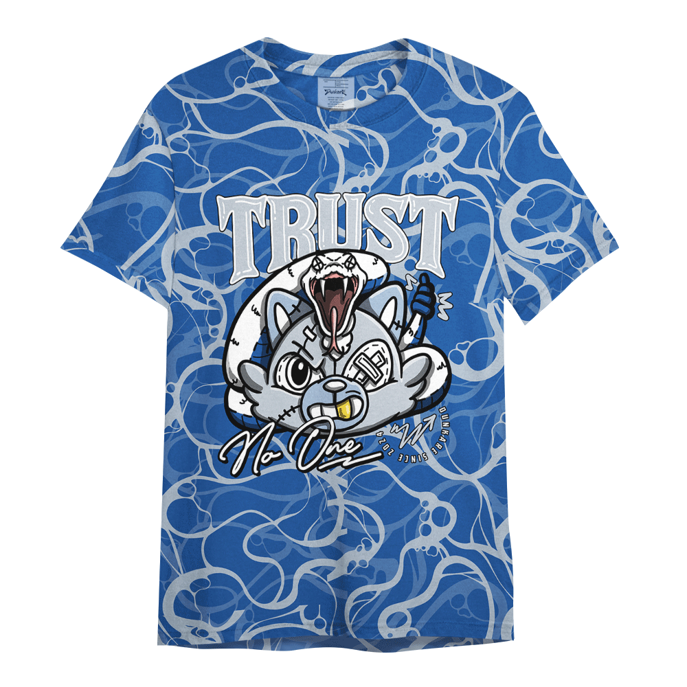 Shirt To Match Low Space Royal 11s - Trust No Raccoon Bubble Graphics Shirt Unisex