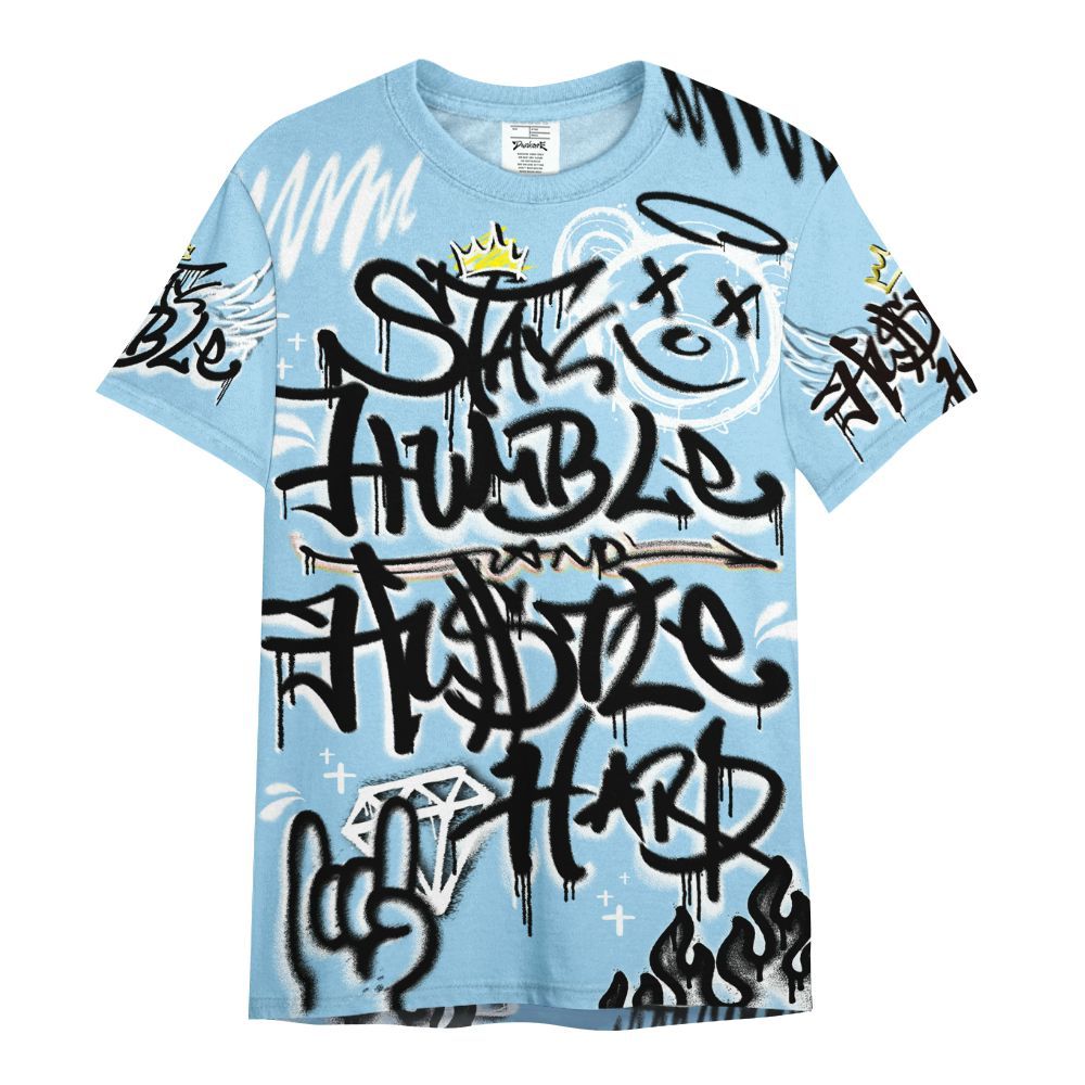 Shirt To Match Legend Blue 11s - Humble Drip Streetwear Graffity All Over Print