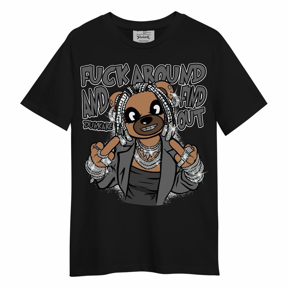 Shirt To Match Retro Stealth 12s - F#ck Around Bear Bear Unisex Shirt