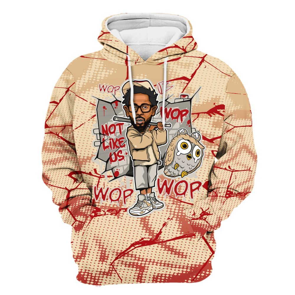 Hoodie To Match Dunk Low Strawberry Waffle - None Like ComptonCity Graphic Crack All Over Print