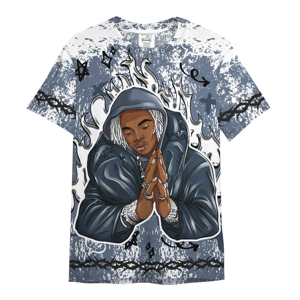 Shirt To Match Low Diffused Blue 11s - Trappin' Unique Graphics All Over Print