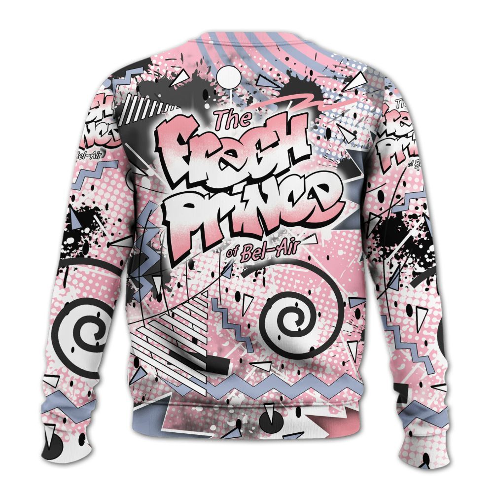 Sweatshirt To Match Retro 35th Anniversary 5s - Fresh Sneaker 90s All Over Print