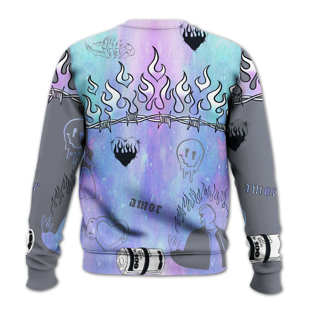 Sweatshirt To Match Zen Master 4s - Snake Trust No One All Over Print