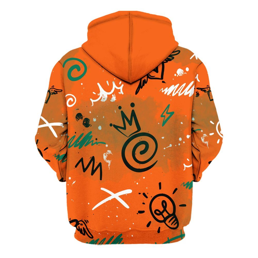 Hoodie To Match SoleFly Sail Gorge Green 3s - Drip Been Di2ferent All Over Print