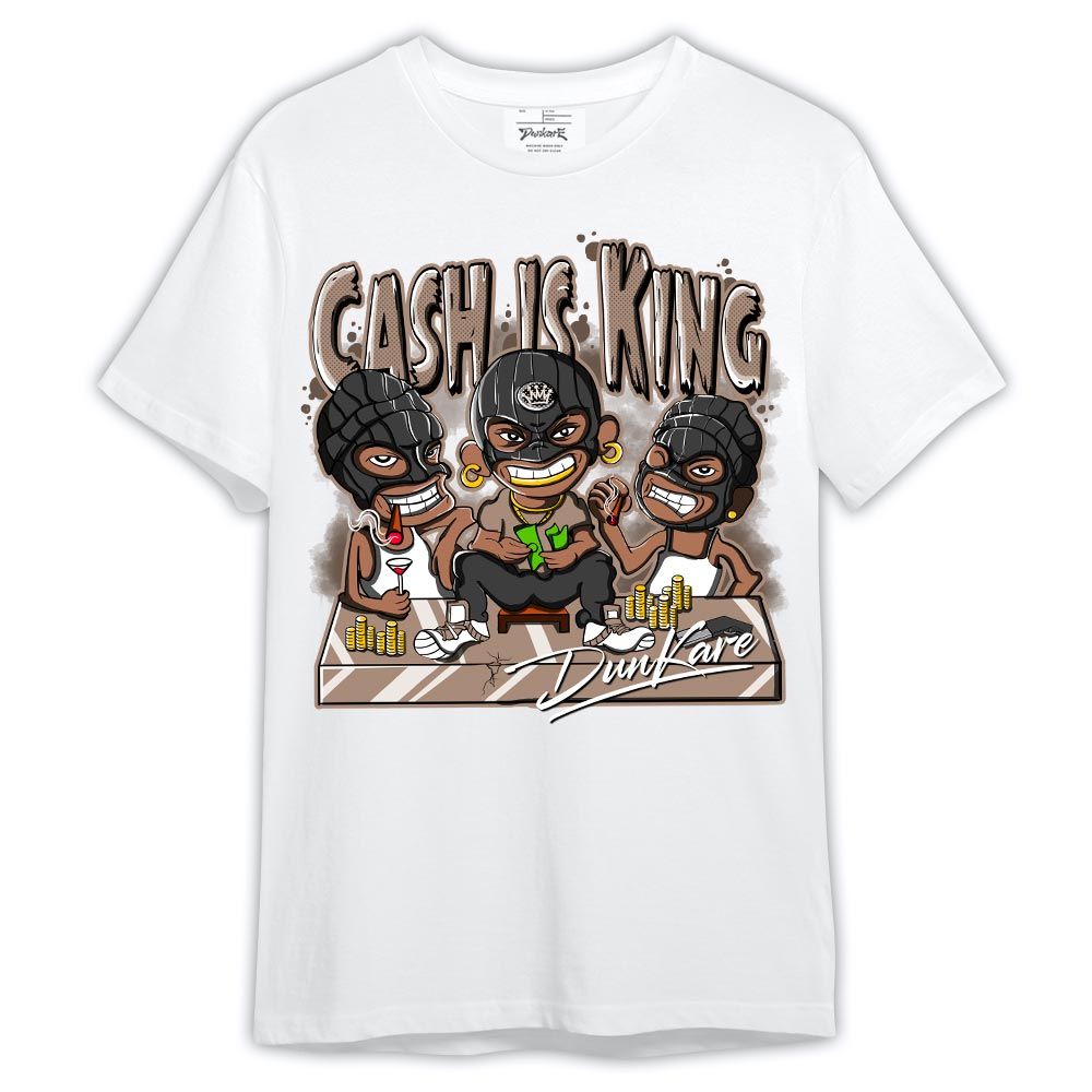 Shirt To Match OG Latte 1s - Cash Is King Robber Gang Shirt Outfit 1005 LGH