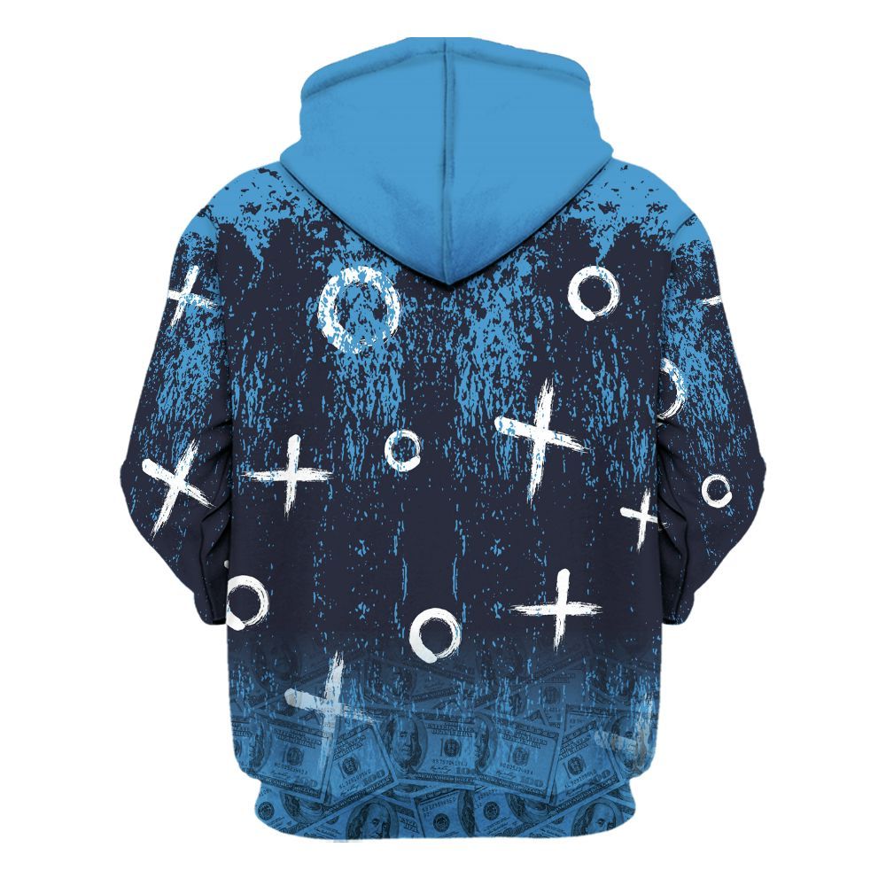 Hoodie To Match Low OG Obsidian 1s - Selfmade Unique Drip All Over Print