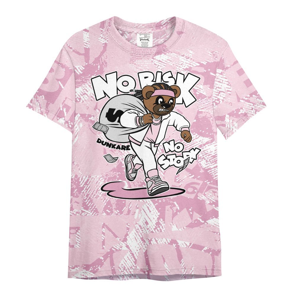 Shirt To Match Orchid 4s - Certain Bear Abstract Graffiti All Over Print