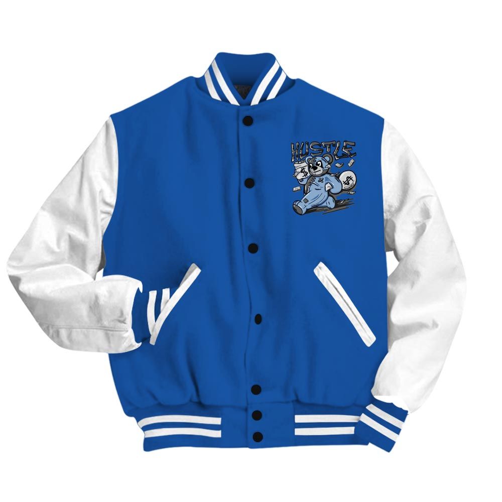 Varsity Jacket To Match Low Space Royal 11s Vasity Jacket - Hustles Bear Vasity Jacket Unisex