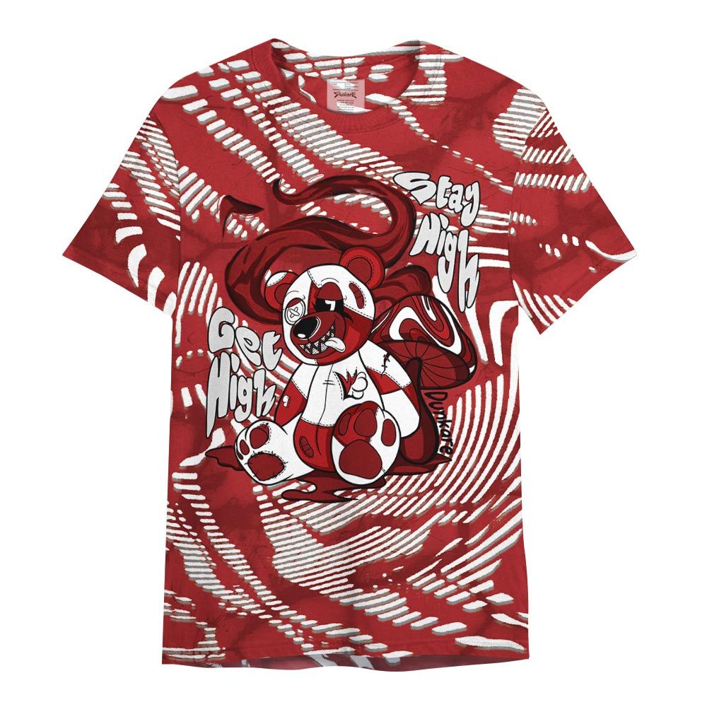 Shirt To Match Red Taxi 12s - Get High Bear Fume Shirt Unisex