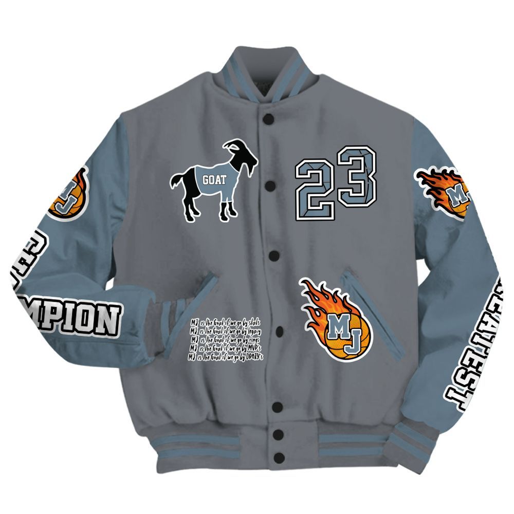 Varsity Jacket To Match Air Max DN Silver Bullet - 23 G.0.A.T Jump Up Basketball All Over Print