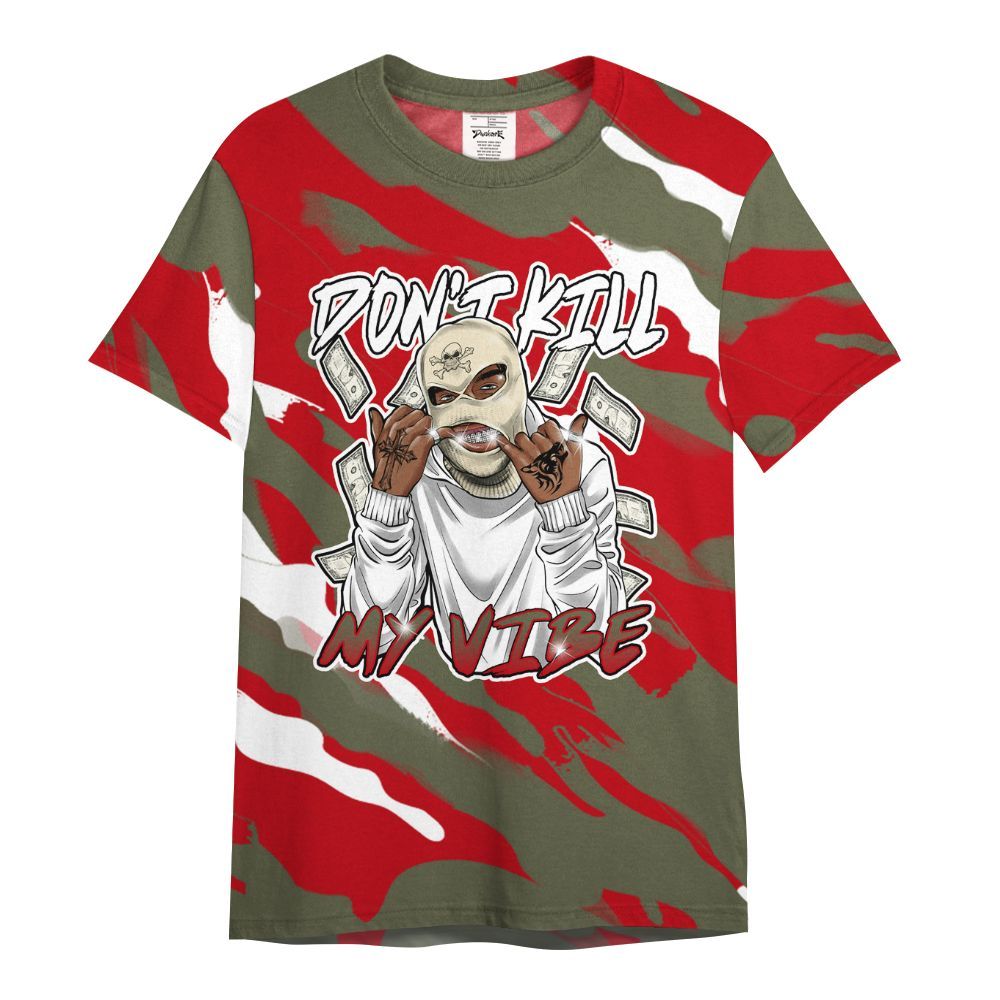 Shirt To Match Low OG Medium Olive 1s - Vibe.Unique Colored All Over Print