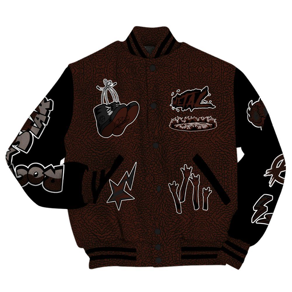 Varsity Jacket To Match Air Force 1 Low Halloween Skull 2024 - Punk Rock Raccoon All Over Print