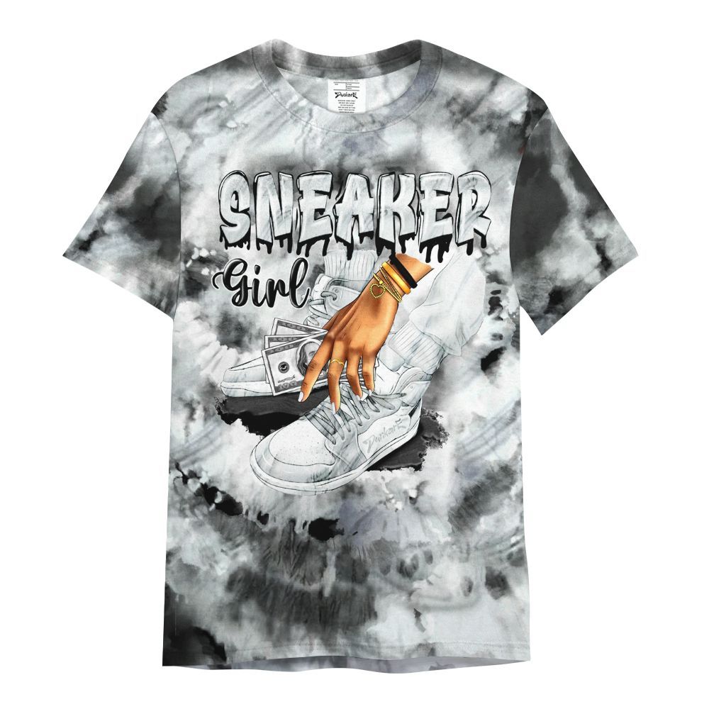 Shirt To Match Air Foamposite Jin Kazama - SNEAKER Girl Money Drip Tie Dye All Over Print