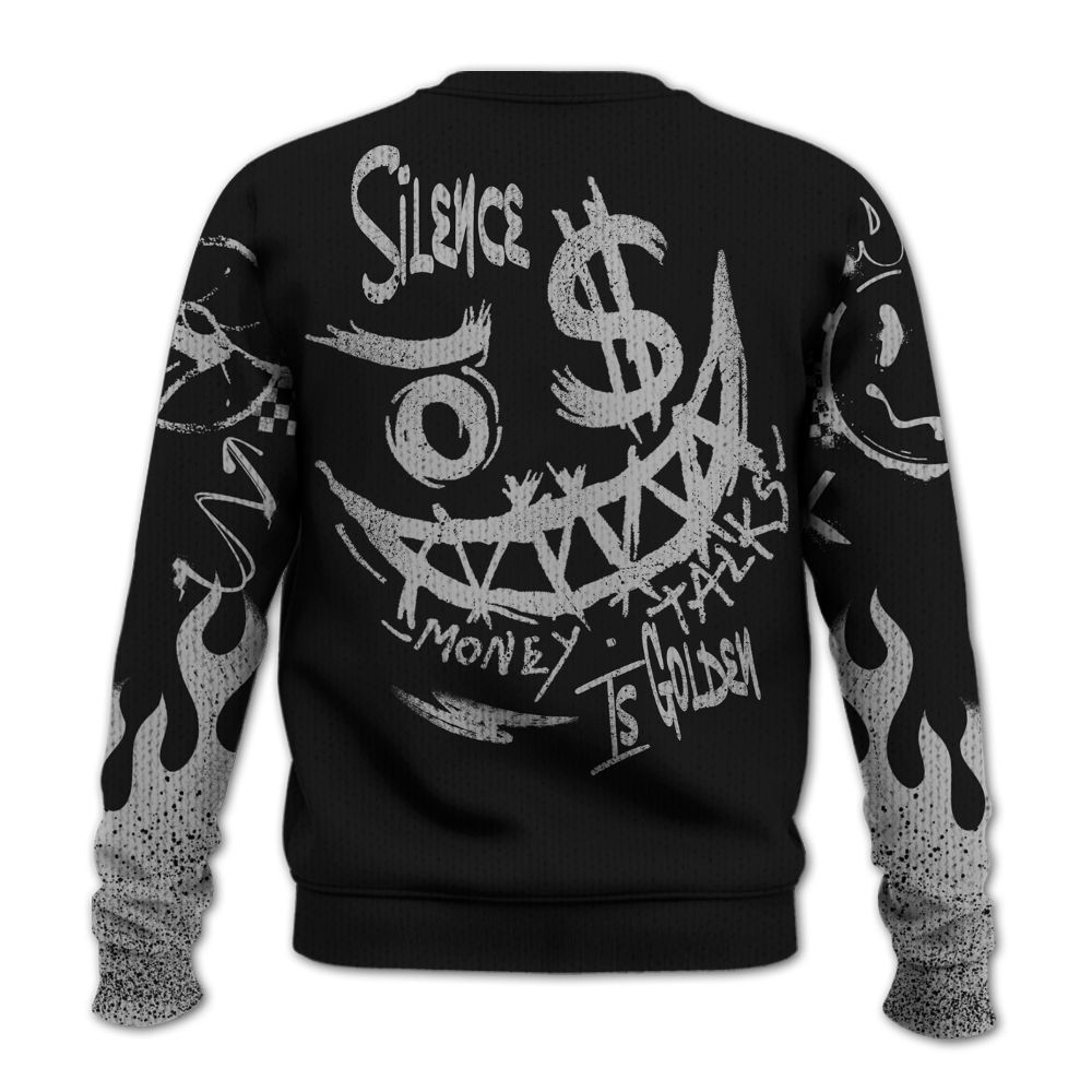 Knitted Sweater To Match NOCTA Black 2s - Mouth Burning Street Style