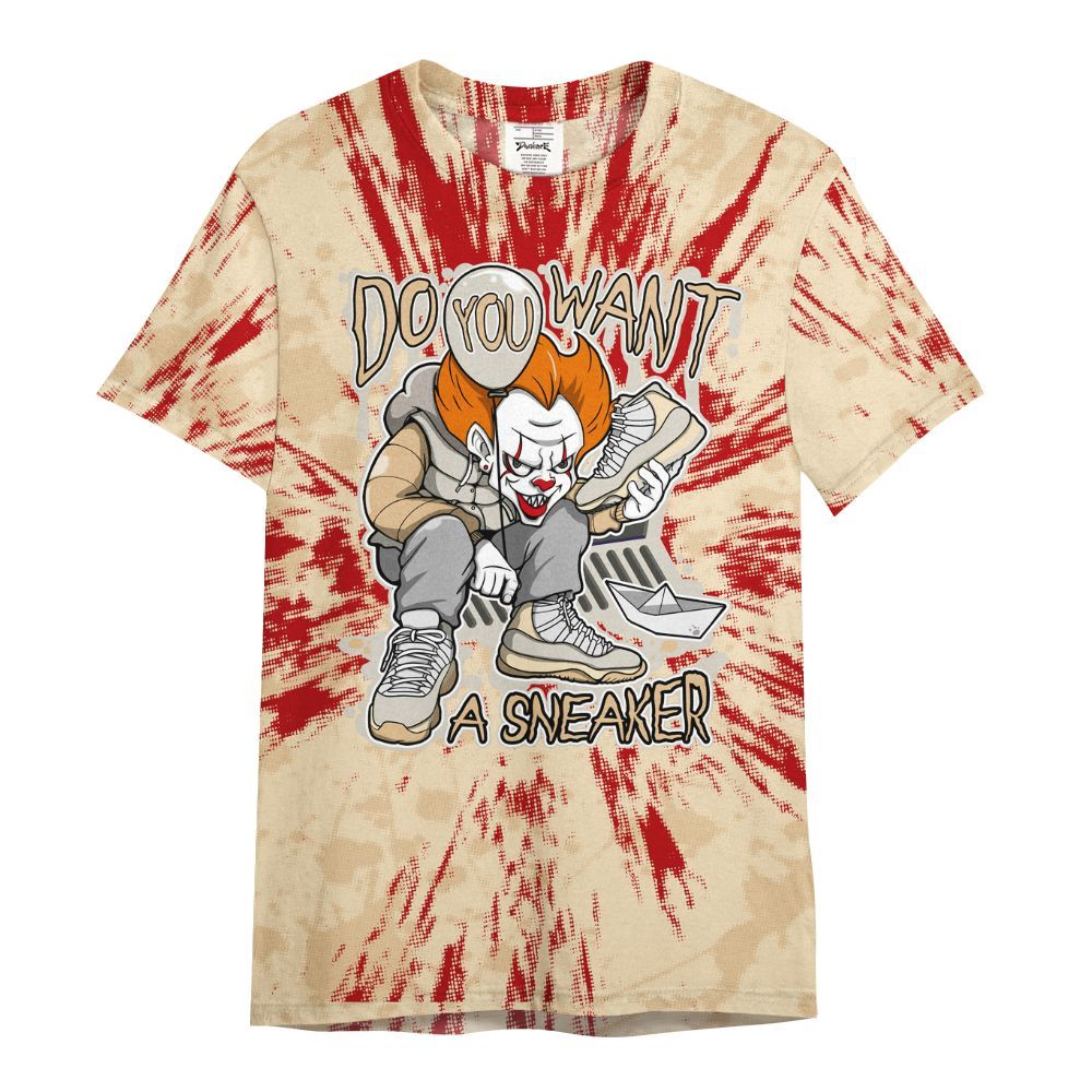 Shirt To Match Dunk Low Strawberry Waffle - Clown Scary Sneakers Graphic Halloween All Over Print