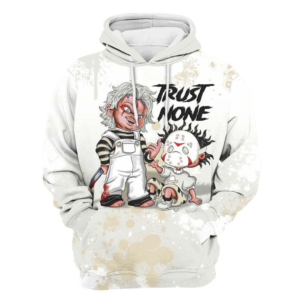 Hoodie To Match Grand Finale 11s Shirt, Trust No One Scary All Over Print