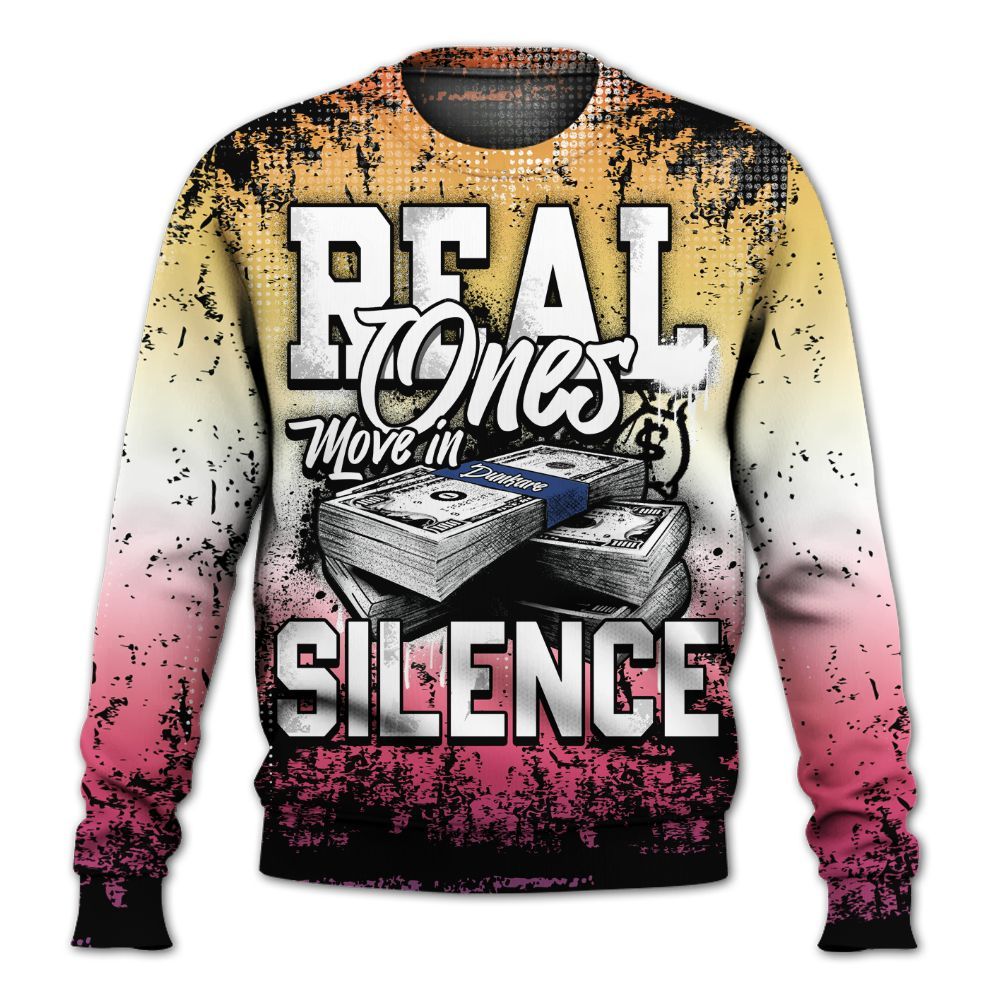 Sweatshirt To Match Air Griffey Max Los Angeles 1s - Move In Silence Money Street Retro All Over Print