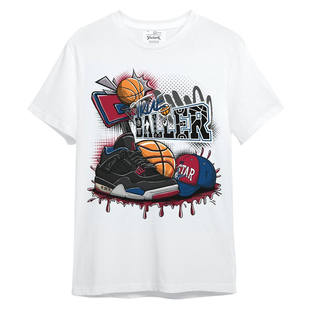 Shirt To Match Rare Air 4s - True Baller Sneaker Graffiti Graphic