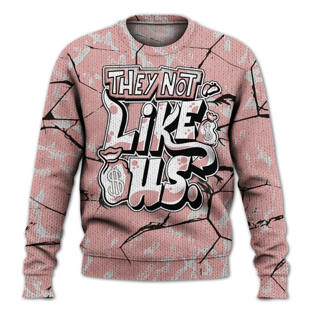 Knitted Sweater To Match Red Stardust 3s - Dislike Us Graphic
