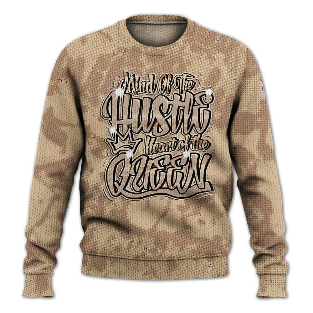 Knitted Sweater To Match Desert Camo 3s - Hustles Heart Queens Street