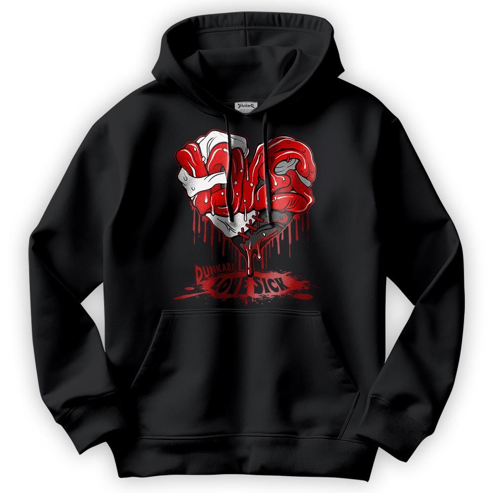 Sweatshirt To Match Hoodie Love Sick, 12 Red Taxi Hoodie To Match Sneaker 2404 PAT