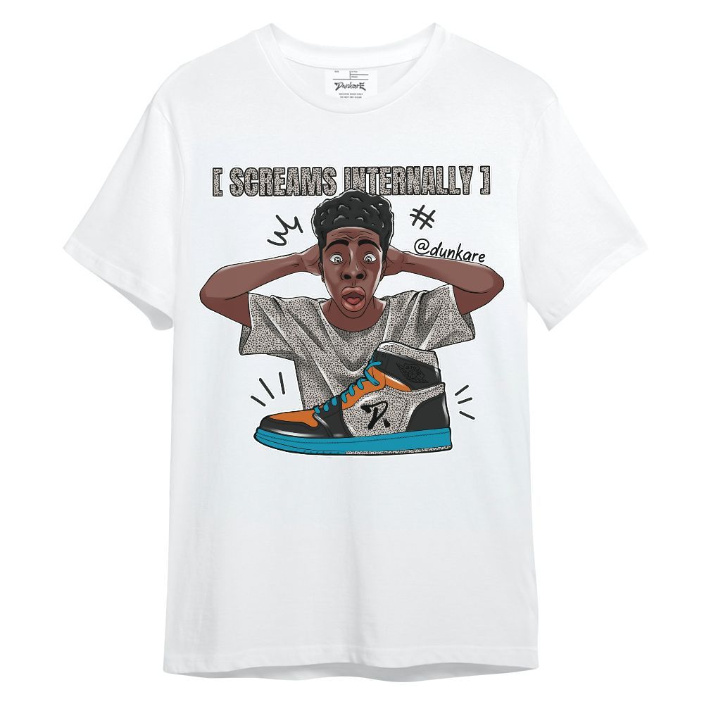 Shirt To Match SB Dunk Low Safari Olympic - Scream Internally Unisex Shirt