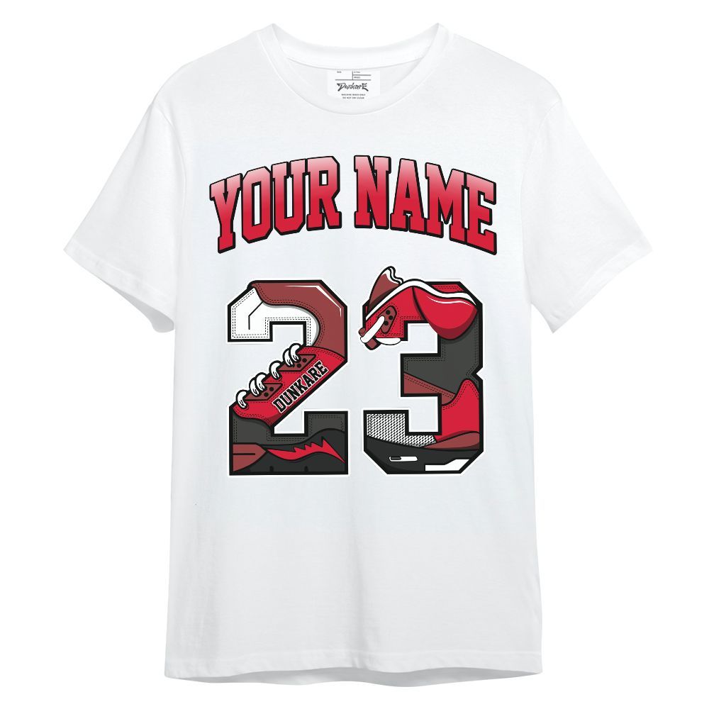 Shirt To Match Air Max Sunder Gore Tex Fire Red Custom Name Number 23 5s Unisex Shirt