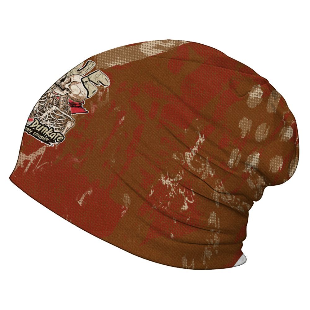Beanie Hat To Match Archaeo Brown 5s - Skull Love Graphic