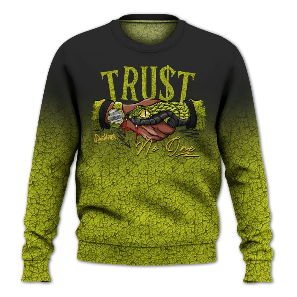 Sweatshirt To Match Dunk Low QS Halloween Skull - Snake Trust No One Drip All Over Print