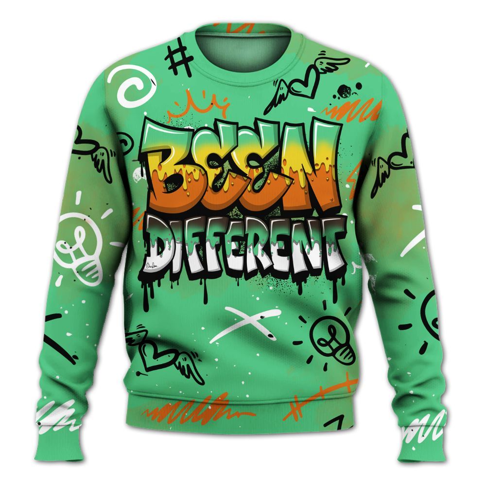 Sweatshirt To Match SB Dunk Low Tourmaline - Drip Been Di2ferent All Over Print