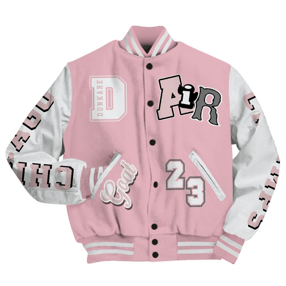 Varsity Jacket To Match Air Max DN Pink Foam - AIR Number 23 GOAT All Over Print