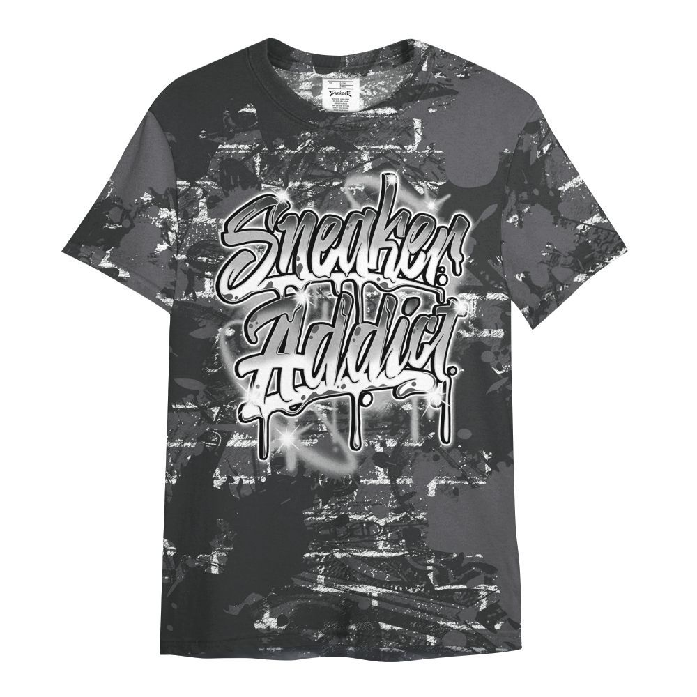 Shirt To Match White Thunder 4s - Addiction Sneakers Graphic Street Art All Over Print