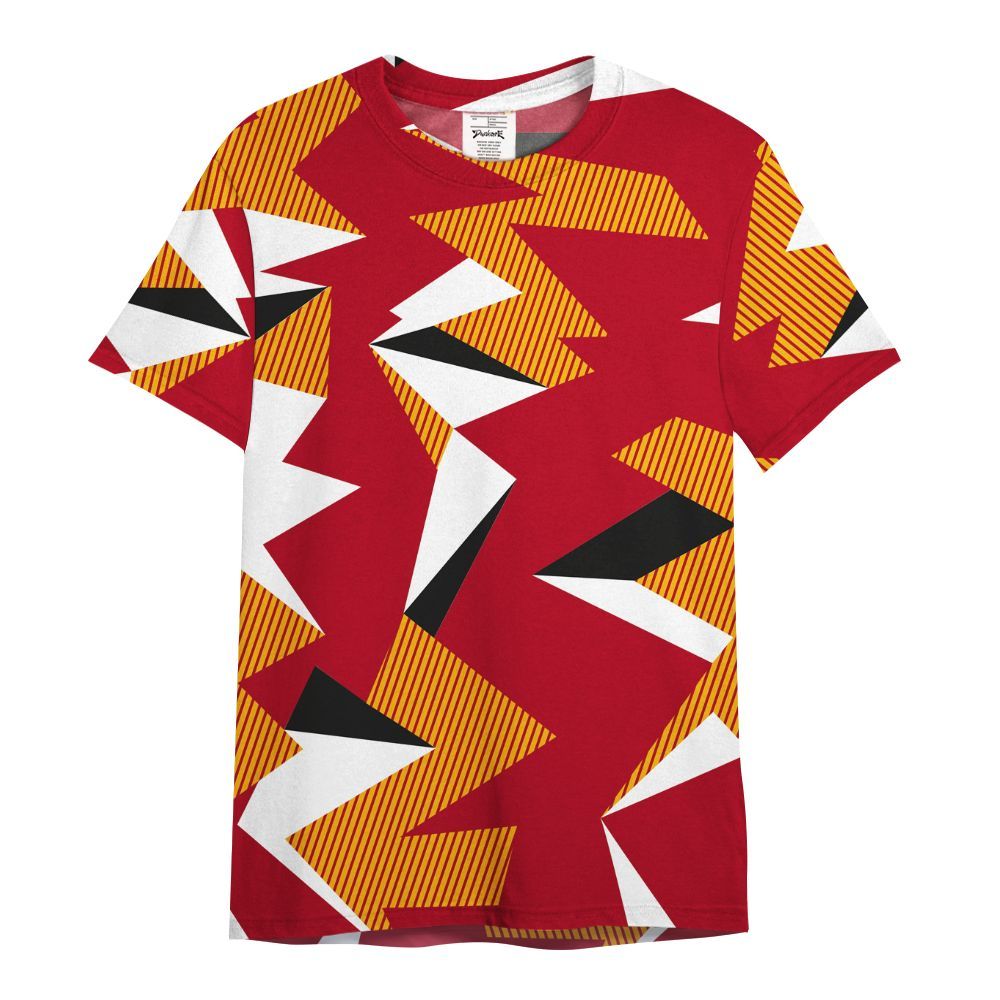Shirt To Match Cardinal 7s - Geometric Camouflage Pattern All Over Print