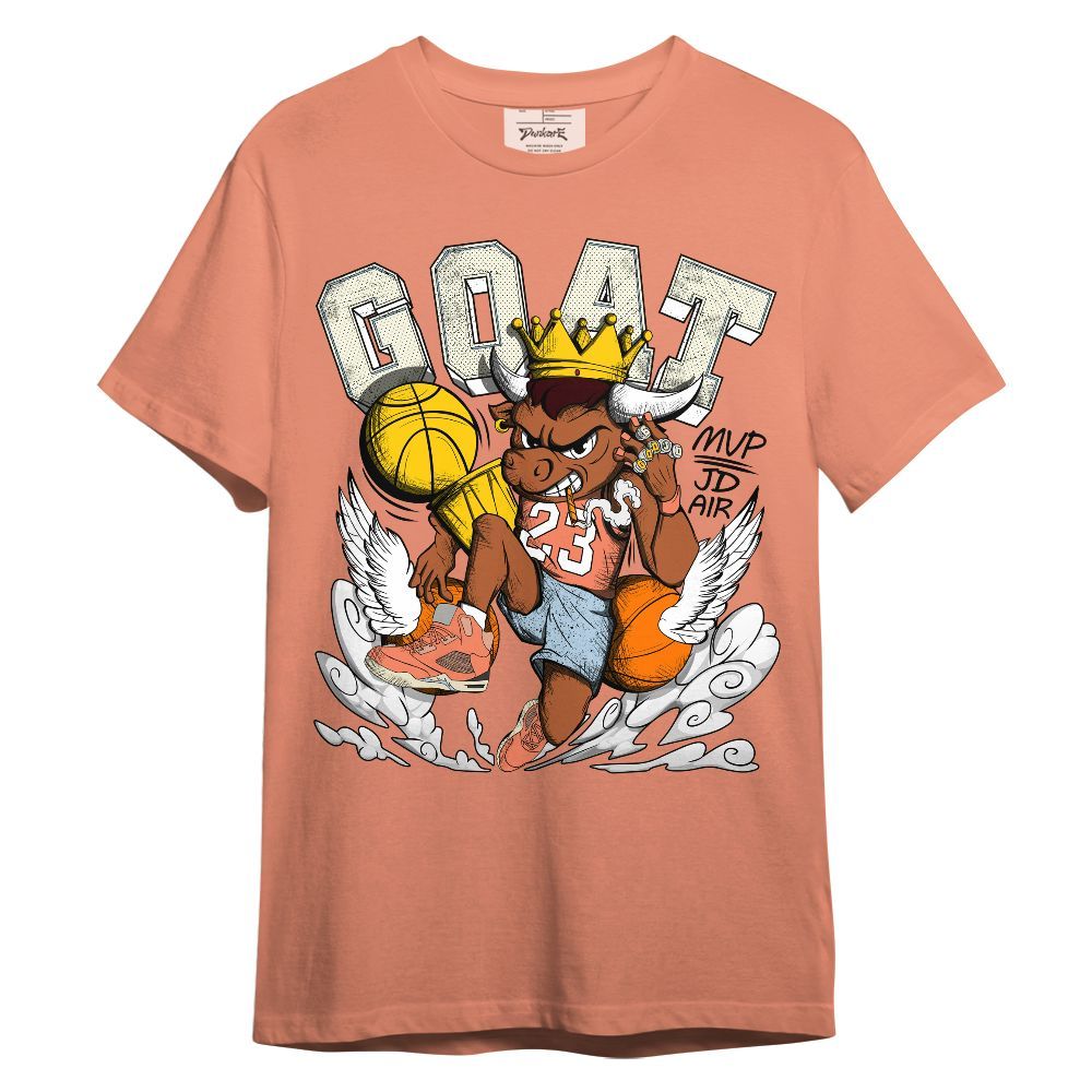 Shirt To Match DJ Khaled Crimson Bliss 5s - FlightMan Number 23 G.O.A.T Unisex Shirt