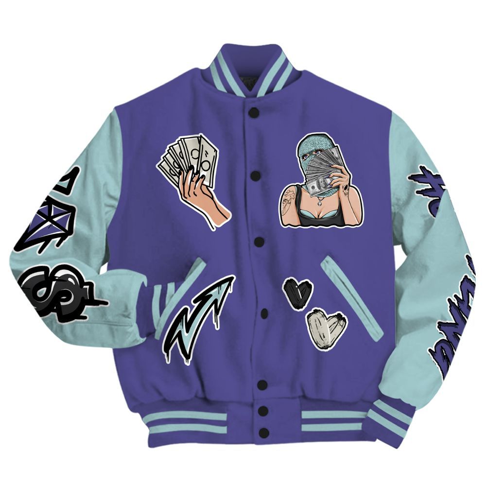 Varsity Jacket To Match Air Ship PE Hornets - Hustling Unique All Over Print
