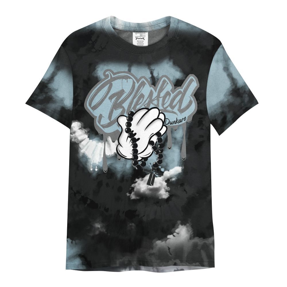 Shirt To Match Chambray 7s - God Blessed Tie Dye All Over Print
