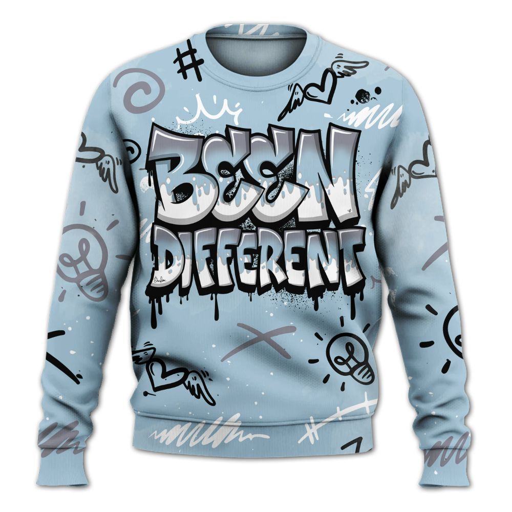 Sweatshirt To Match Chambray 7s - Drip Been Di2ferent All Over Print