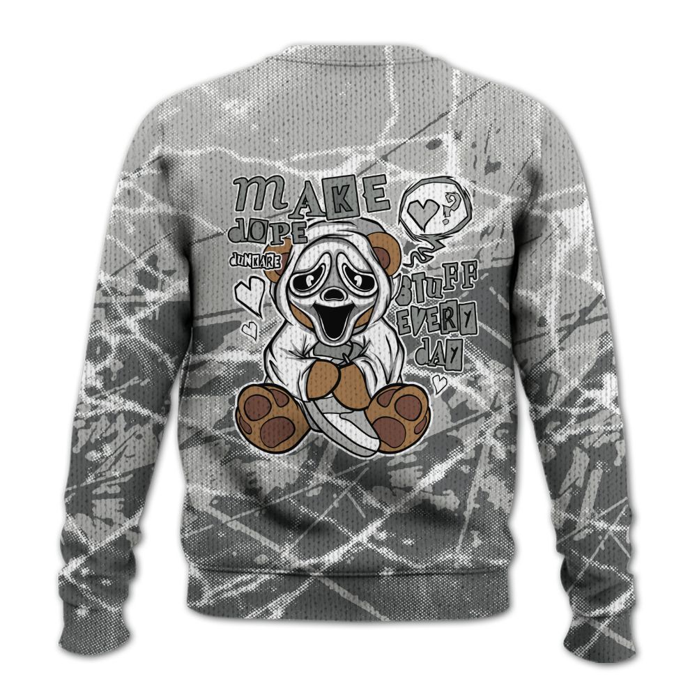 Knitted Sweater To Match Retro Wet Cement 4s - Make Dopes Bear Profound