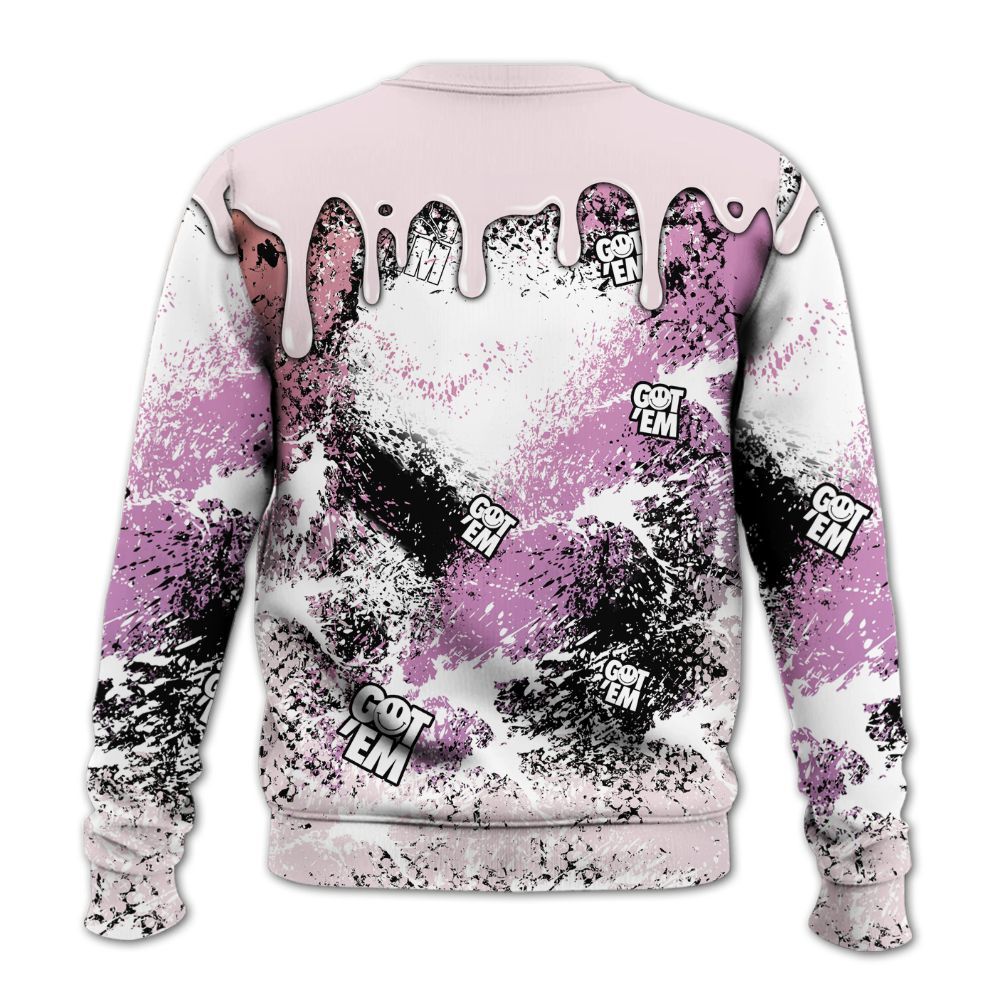 Sweatshirt To Match Book Sunrise 1s - Dripping 23 Drip All Over Print