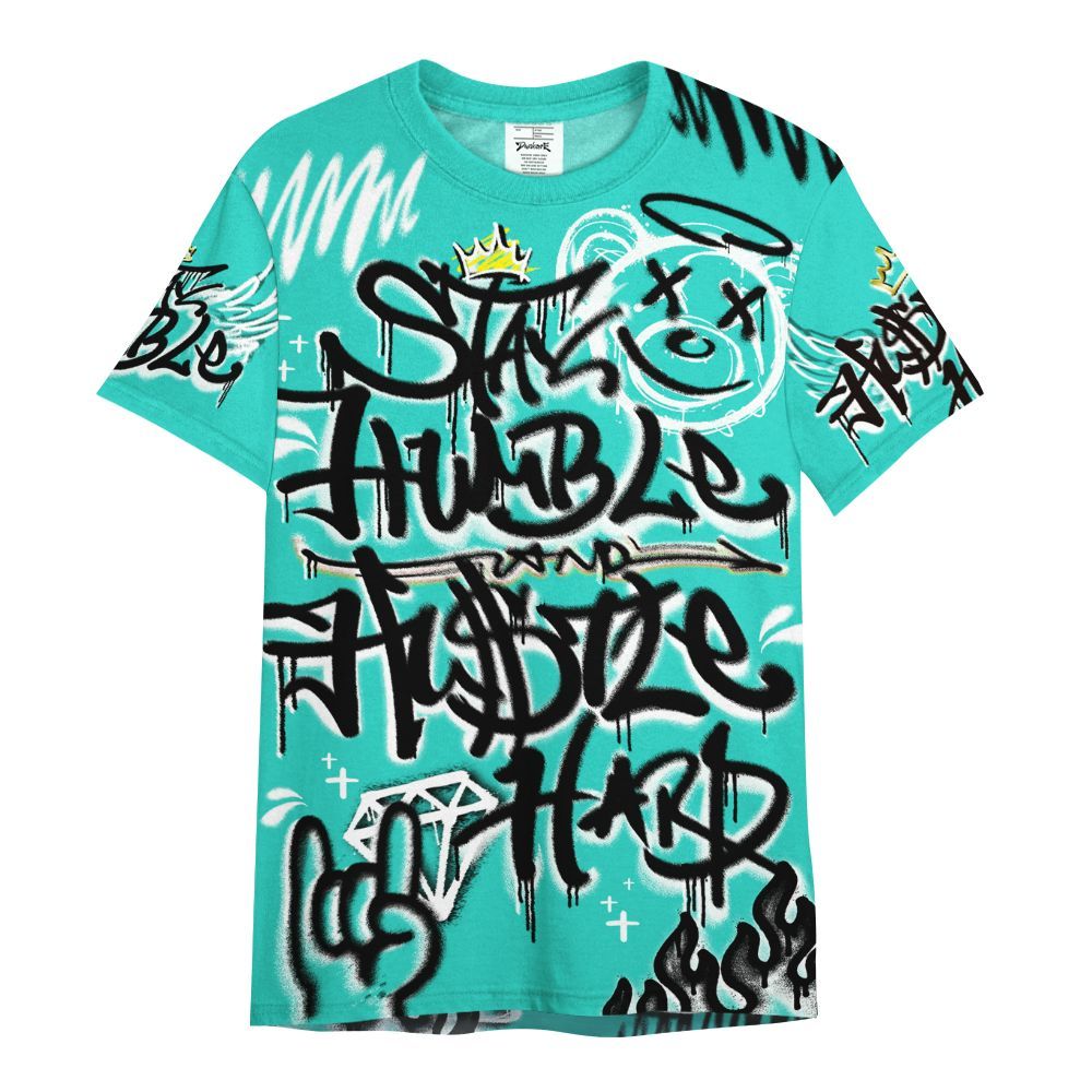 Shirt To Match Dunk Low Clear Jade - Humble Drip Streetwear Graffity All Over Print