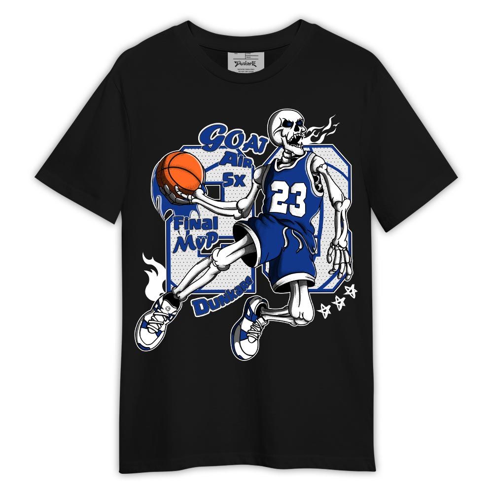 Shirt To Match Air Foamposite One Royal - 23 G.O.A.T Basketball Shirt Outfit